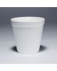 16OZ SQUAT CONTAINER WHITE FOAM 25/TUBE