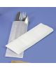 PAPER SILVERWARE BAG PLAIN WHITE 2.75X10